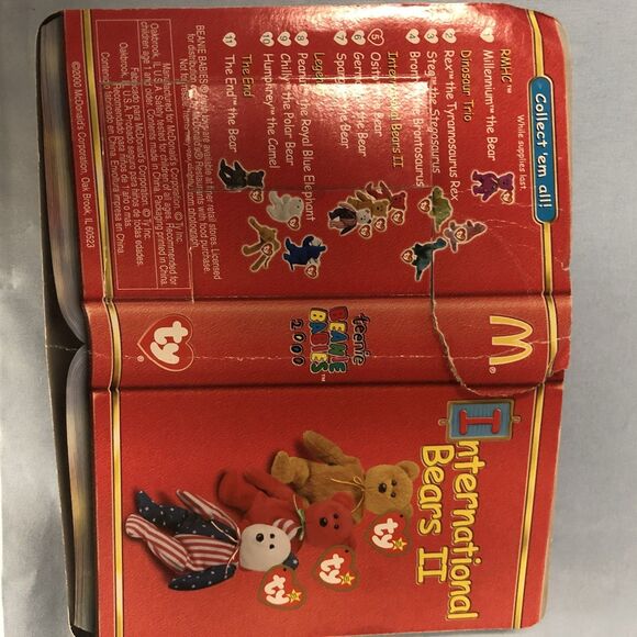 Vintage Lot of 14 TY Beanie Babies McDonalds  Sealed New Chilly, Peanut, Etc. - Picture 16 of 16